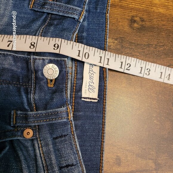 Madewell Jeans Size 26 High Riser Skinny Atlantic Wash A5698 Stretch Denim - Picture 8 of 11